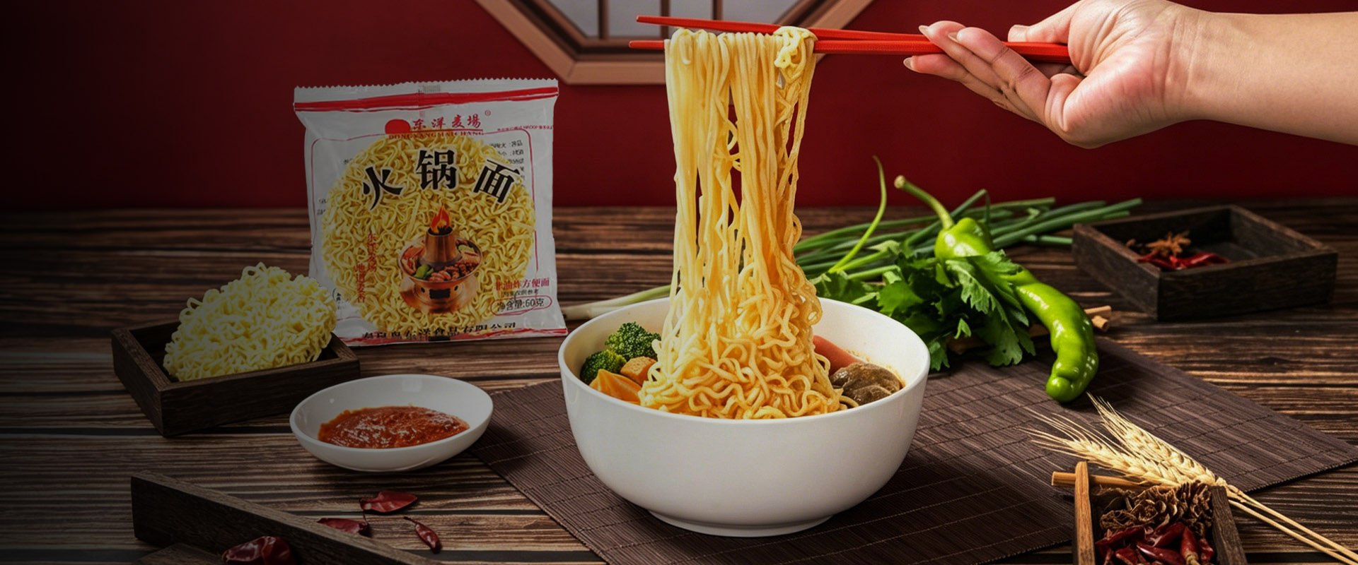 Kina Instant Hot Pot Nudler Factory